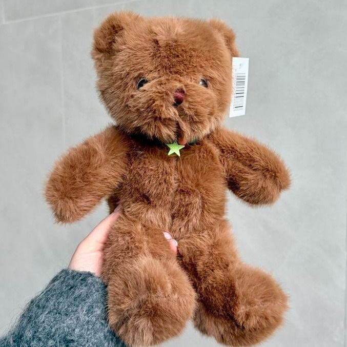 М'яка іграшка шоколадний ведмедик