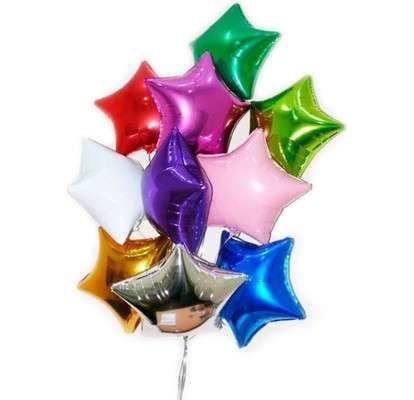 Набір із гелієвих зірок